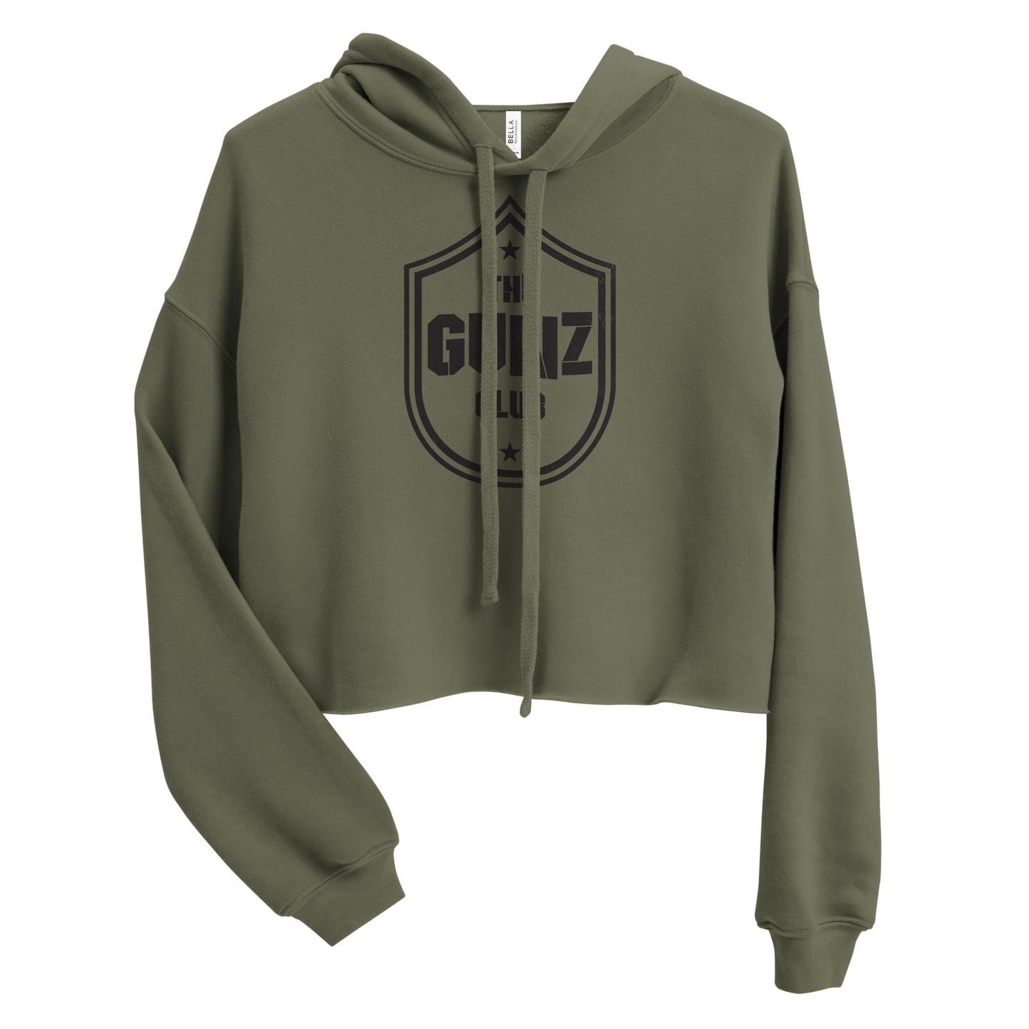 GUNZ CLUB COLOR CROP HOODIE